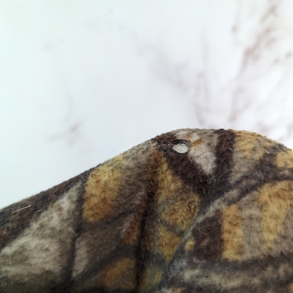 Cabelas Pants Mens 31 X 33 Camo Hunting Fleece Woodland Pockets Zipper Vintage - Picture 11 of 11